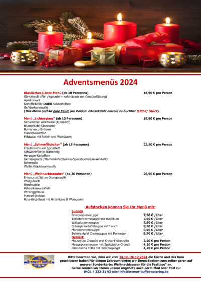 Adventsmenüs-2024